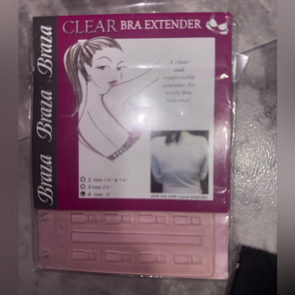 Braza Women Clear Bra Extender